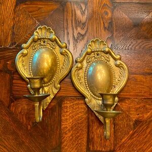 Solid bronze antique wall sconces